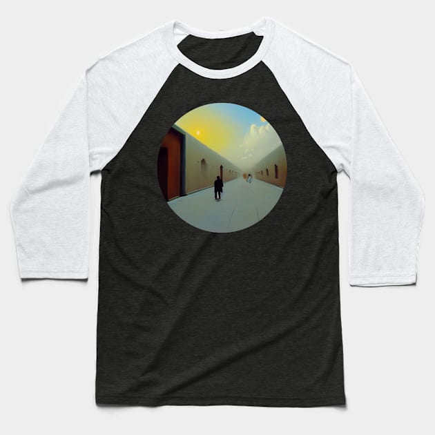 Walking in Iran - Yazd Baseball T-Shirt by prime.tech